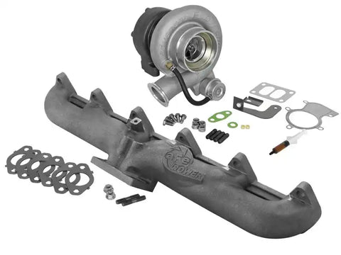 aFe 46-60060-MB Power Bladerunner Turbocharger w/ Exhaust Manifold 98.5-02 Dodge Diesel Trucks L6-5.9 (td)