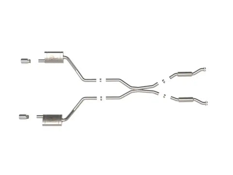 aFe 49-32086-P 11-21 Dodge Durango V6-3.6L/V8-5.7L MACH Force-Xp 304 SS Cat-Back Exhaust System w/ Polished Tip