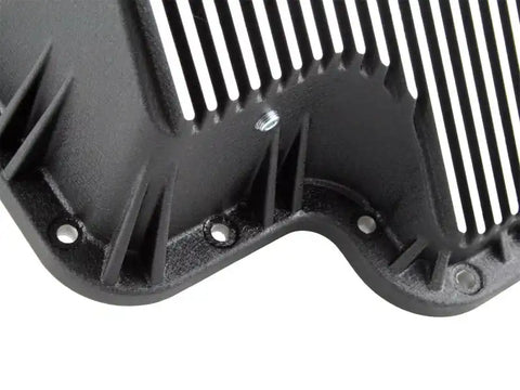 aFe 46-70122-1 Transmission Pan (Black) Ford Diesel Trucks 03-10 V8-6.0/6.4L (td)
