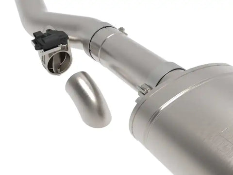 aFe 49-34140 Gemini XV 4in to Dual 3in 304 SS Cat-Back Exhaust w/ Cutout 19-21 GM Silverado/Sierra V8-6.2L