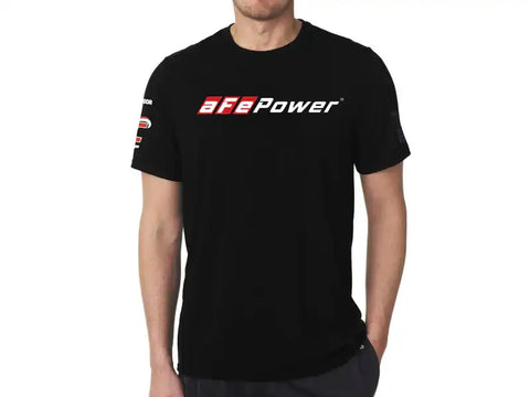 aFe 40-30443-B POWER Short Sleeve Motorsport T-Shirt Black L