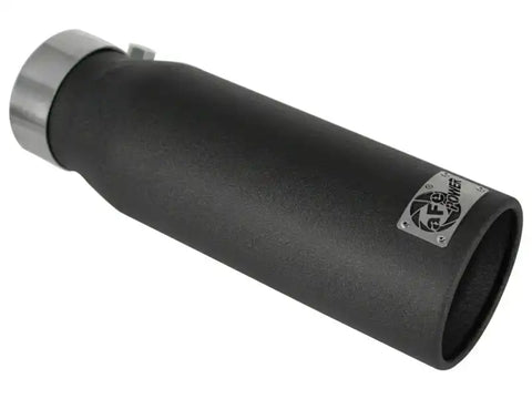 aFe 49-92043-B MACHForce XP Exhausts Tips SS-304 EXH Tip 3in x 4Out 12L Bolt-On (blk)