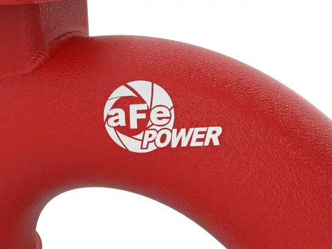 aFe 46-20508-R BladeRunner 3in Aluminum Hot Charge Pipe Red
