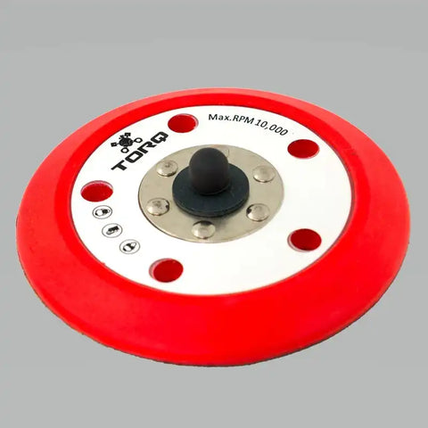 Chemical Guys TORQ R5 Dual-Action Red Backing Plate w/Hyper Flex Technology - 3in - Case of 12
