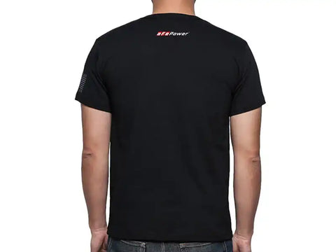 aFe 40-30443-B POWER Short Sleeve Motorsport T-Shirt Black L