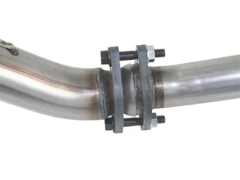 aFe 48-06210 Twisted Steel Delete Down-Pipe and Y-Pipe 2 to 2-1/2in Alum Exhaust 12-16 Jeep Wrangler
