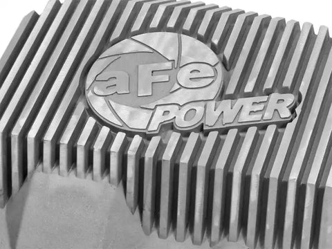 aFe 46-70080 Front Differential Cover (Raw Street Series) Ford Diesel Trucks 94.5-14 V8-7.3/6.0/6.4/6.7L