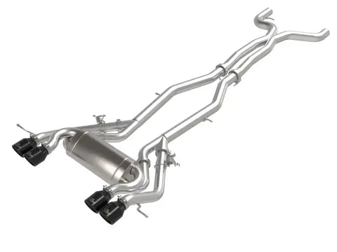 aFe 49-36351-B MACHForce XP Exhausts Cat-Back SS 21 BMW M2 Competition L6-3.0L w/Black Tips