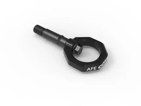 aFe 450-721002-B Control Rear Tow Hook Black 20-21 Toyota GR Supra (A90)