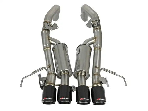 aFe 49-34056-1C MACH Force-Xp Axle-Back Exhaust System w/ Carbon Fiber Tips Chevrolet Corvette (C7) 14-19 6.2L