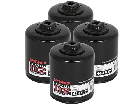 aFe 44-LF009-MB Pro GUARD D2 Oil Filter 03-06 GM Trucks V8 4.8L/5.3L/6.0L (4 Pack)