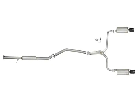 aFe 49-36605-B Takeda Exhaust 304SS Dual Cat-Back w/ Black Tips 13-17 Honda Accord LX/EX/EX-L Sedan L4 2.4L