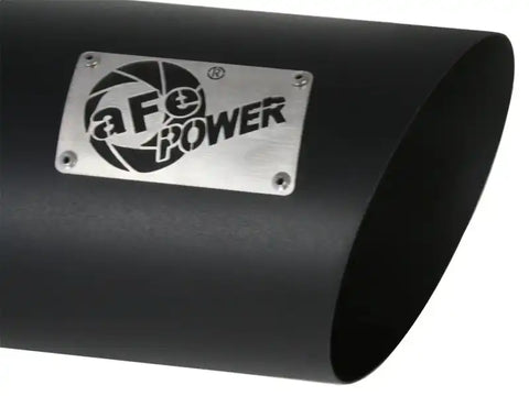 aFe 49-92023-B MACHForce XP Exhausts Tips SS-304 EXH Tip 4In x 7Out 18L Bolt-On (blk)