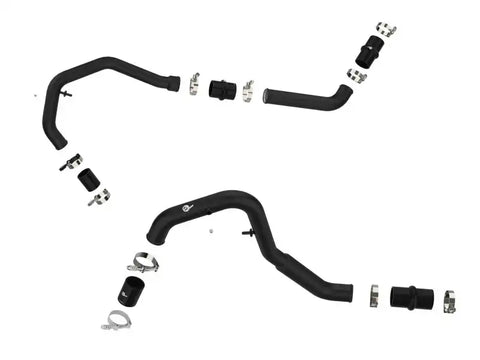 aFe 46-20478-B Bladerunner Intercooler Hot Charge Pipe Black 2-2.5in 2021+ Ford F-150 V6-2.7L (tt)