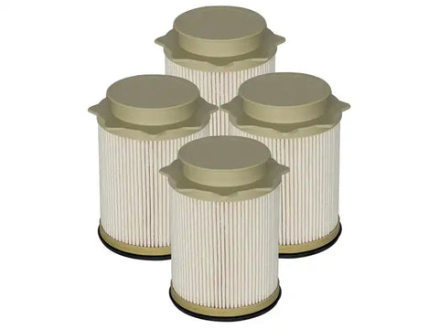 aFe 44-FF016-MB ProGuard D2 Fuel Filter (4 Pack) 10-16 Dodge RAM Diesel Trucks 6.7L (td)