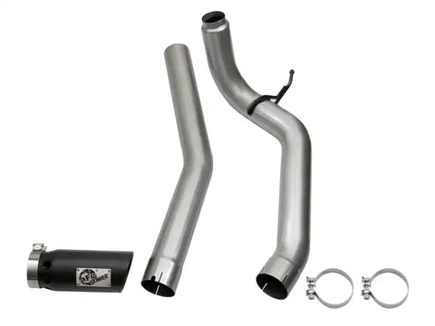 aFe 49-46113-B LARGE Bore HD DPF-Back SS Exhaust w/ Black Tip 2016 Nissan Titan XD V8-5.0L (td)