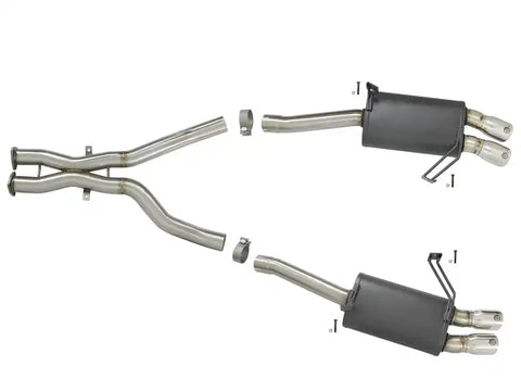 aFe 49-36339-P MACH Force-Xp 2-1/2in 304 SS Cat-Back Exhaust w/Polished Tips 05-08 BMW Z4 M Coupe (E86) L6 3.2L