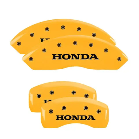 MGP 4 Caliper Covers Engraved Front & Rear Vtech Red finish silver ch