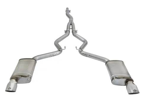 aFe 49-33084-P MACHForce XP Exhausts Cat-Back SS-304 EXH w/ Polished Tips 15-16 Ford Mustang EcoBoost 2.3L (t)