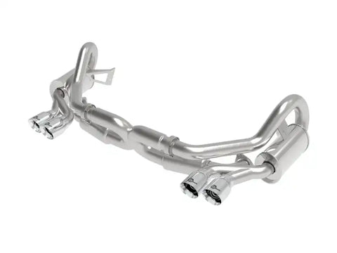 aFe 49-36406-1P MACHForce XP 12-16 Porsche 911 Carrera H6-3.8L SS-304 Cat-Back Exhaust w/ Polished Quad Tips