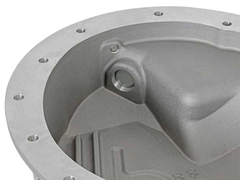 aFe 46-70360 Power Rear Differential Cover Raw w/Machined Fins Street Ser. 16-17 Nissan Titan XD (AAM 9.5-14)
