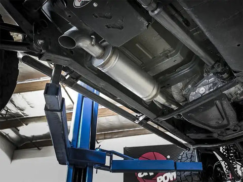 aFe 49-48069 Rock Duster 3in 409 SS Cat-Back Before Axle Turn-Down Exhaust 2018+ Jeep Wrangler (JL) V6 3.6L