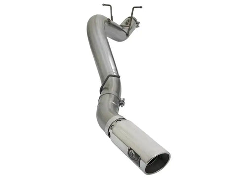 aFe 49-44085-P LARGE BORE HD 5in 409-SS DPF-Back Exhaust w/Polished Tip 2017 GM Duramax V8-6.6L (td) L5P