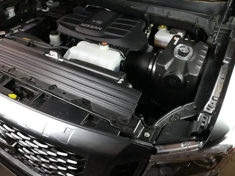 aFe 50-70034D Momentum HD Cold Air Intake System w/ Pro DRY S Filter Nissan Titan XD 17-21 V8-5.6L
