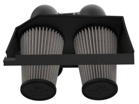 aFe 51-12972-B MagnumFORCE 2XP Intake w/3.5in Black Steel Housing Pro DRY S Filter 2017 Ford F-150 V6-3.5L (tt)