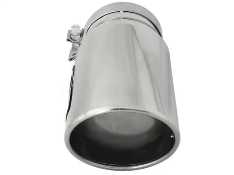 aFe 49T50601-P12 Diesel Exhaust Tip Bolt On Polished 5in Inlet x 6in Outlet 12in Long