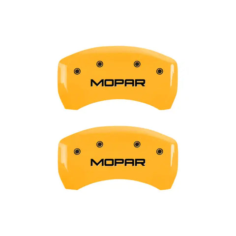 MGP 4 Caliper Covers Engraved Front & Rear JEEP Black finish silver ch