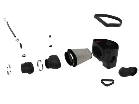 aFe 54-13076D 19-23 Dodge Challenger Hellcat V8-6.2L Magnum FORCE Stage2 Cold Air Intake System w/Pro DRY S