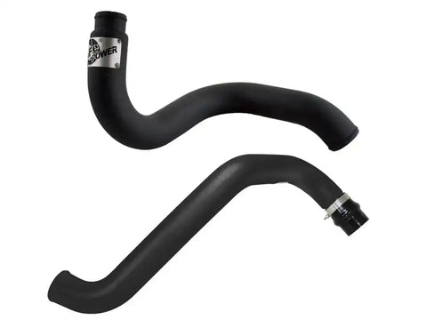 aFe 46-20045 BladeRunner 3in Black Intercooler Hot Cold Side Tubes Combo 02-04 GM Diesel Trucks 6.6L V8 (td)