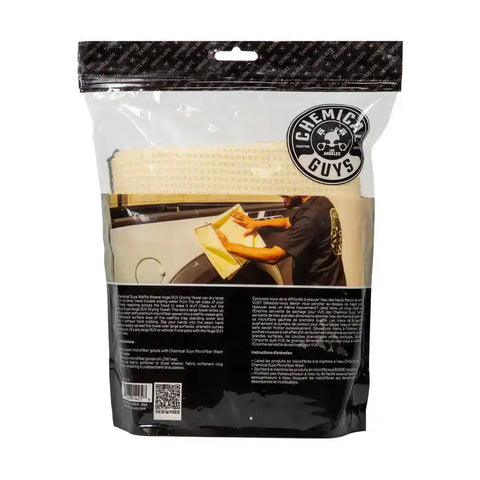 Chemical Guys Waffle Weave SUV Microfiber Drying Towel - 35in x 26in - Case of 12