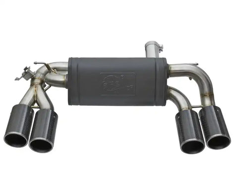 aFe 49-36333-C MACHForce XP 3in - 2 1/2in Axle Back 304SS Exhaust w/ Carbon Fiber Tips 16-17 BMW M2 (f87)