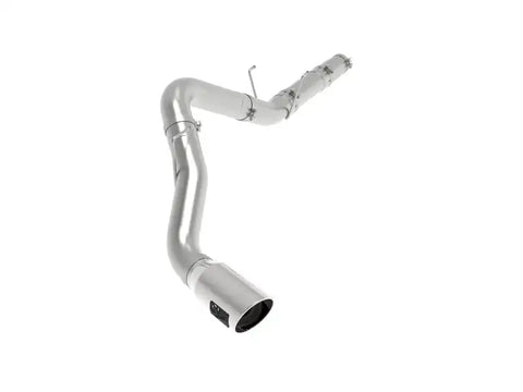 aFe 49-02078-P ATLAS 5in DPF-Back Alum Steel Exhaust System w/Polished Tip 19-20 Ram Diesel Trucks L6-6.7L (td)