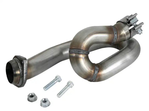 aFe 48-48027 POWER Twisted Steel Loop Relocation Pipe 2018 Jeep Wrangler (JL) V6-3.6L