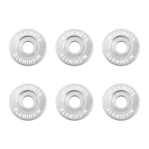 Mishimoto Large Fender Washer Kit (6pcs) - Silver