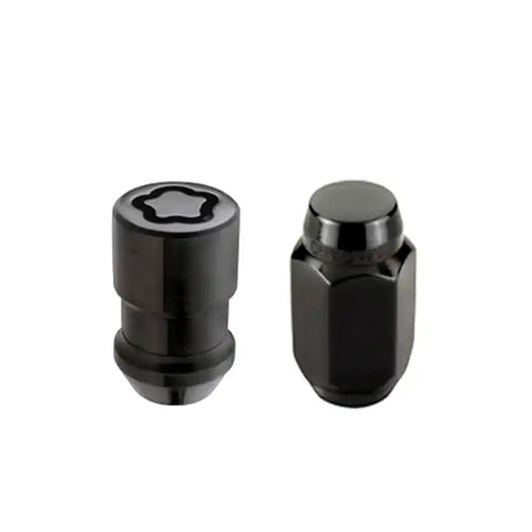 McGard 5 Lug Hex Install Kit w/Locks (Cone Seat Nut) 1/2-20 / 13/16 1.5in. Length - Black