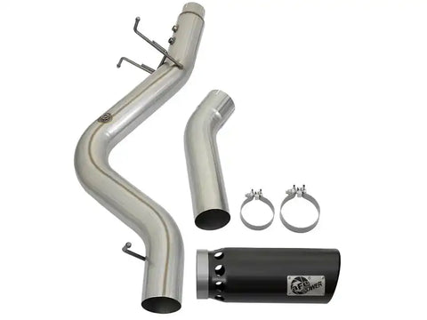 aFe 49-04085-B ATLAS 5in DPF-Back Aluminized Steel Exhaust System GM Diesel Trucks 2017 V8 6.6L (td) L5P