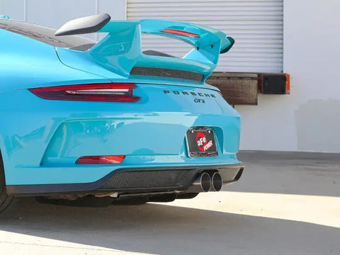 aFe 49-36450-H 14-16 Porsche 911 GT3 991.1 H6 3.8L MACH Force-Xp 304 SS Cat-Back Exhaust System w/ Brushed Tips