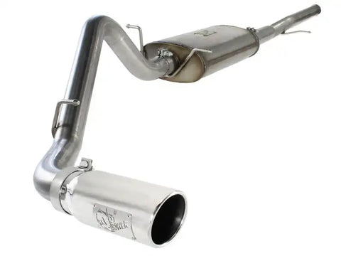 aFe 49-44038-P MACHForce XP Exh CB,Stainless steel GM Silverado/Sierra 1500 2014 V*-5.3/6.2L Polished tip