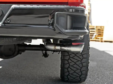 aFe 49-34109-P Vulcan Series 3in 304SS Exhaust Cat-Back w/ Pol Tips 2019 GM Silverado / Sierra 1500 L4-2.7L (t)