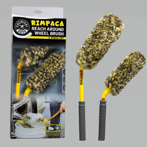 Chemical Guys Rimpaca Reach Around Ultimate Wheel Brush Set - 2 Pcs - Case of 12