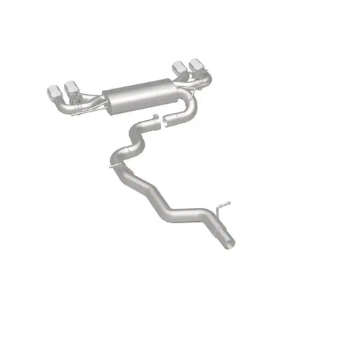 MagnaFlow Sys C/B 2015 Volkswagen Golf R 3in Polished SS Quad Tip Split Rear Exit