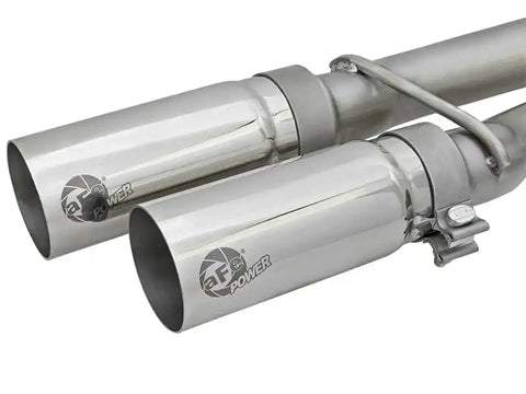 aFe 49-46124-P Rebel Series 3in SS Cat-Back Exhaust System w/ Polished Tip 04-15 Nissan Titan V8 5.6L