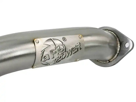 aFe 49-36130NM-P Takeda 2.5in 304 SS Axle-Back Exhaust w/ Polished Tips 16-18 Infiniti Q50 V6-3.0L (tt)