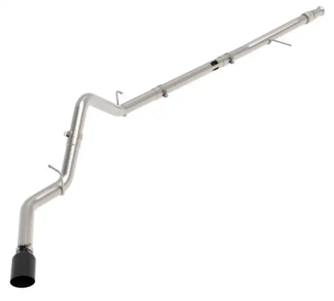 aFe 49-44128-B Large Bore-HD 3 409SS DPF-Back 20-21 GM Trucks L6-3.0L (td) LM2 - Black Tip