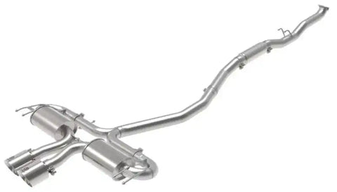 aFe 49-36624-P Takeda 3in 304 SS Cat-Back Exhaust System w/Polished Tips 17-21 Honda Civic Sport L4-1.5L (t)