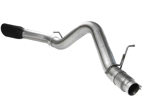 aFe 49-44041-B MACHForce XP Exhaust 5in DPF-Back SS 11-13 GM Diesel Trucks V8-6.6L (td) (LML) (Blk Tip)